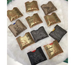 Stickserie ITH - 18 Mini Hüllen Motivborte Weihnachten